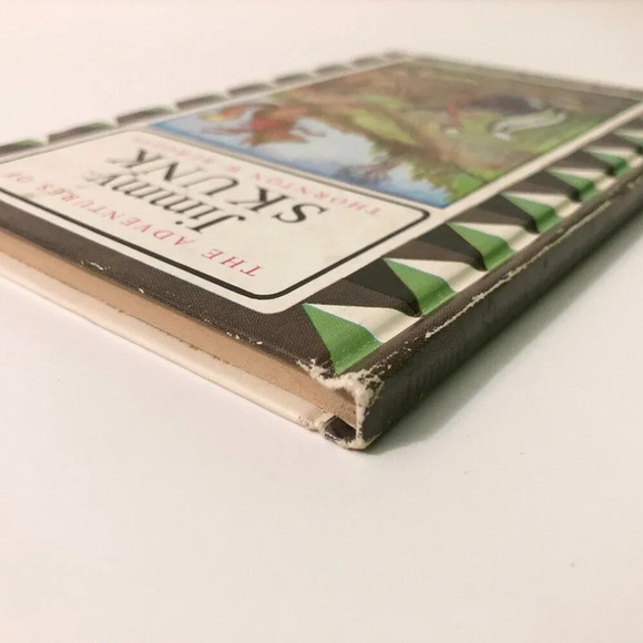 Vtg  The Adventures of Jimmy Skunk Thornton Burgess Bedtime Story Book - Picture 9 of 16